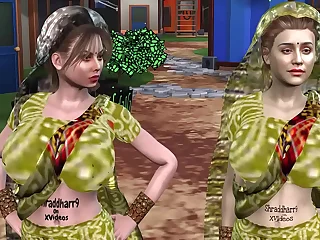 Hot desi bhabhi low-spirited porno